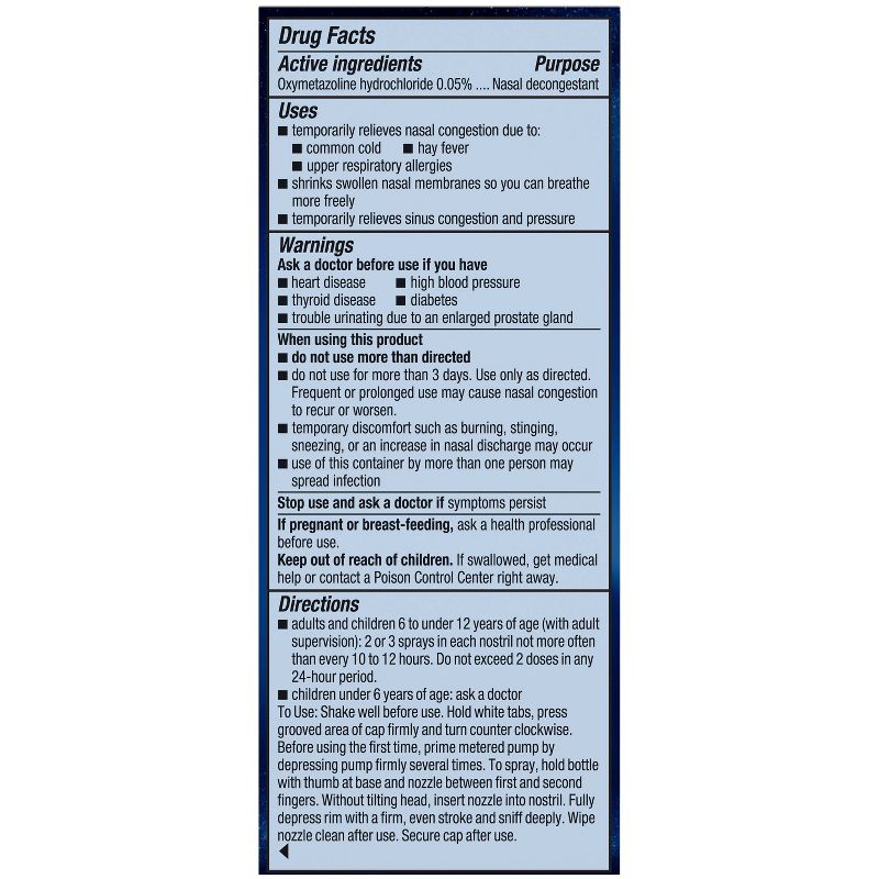 Afrin NoDrip Night 12 Hour Relief Nasal Spray - 0.5 fl oz