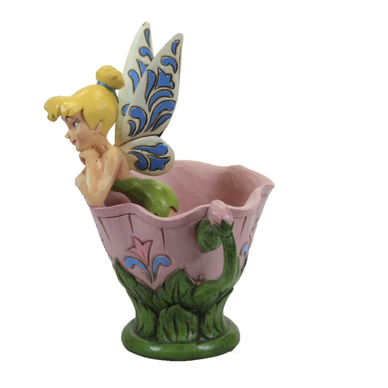 Jim Shore 6.5" A Spot Of Tink Springtime Flower Disney  -  Decorative Figurines