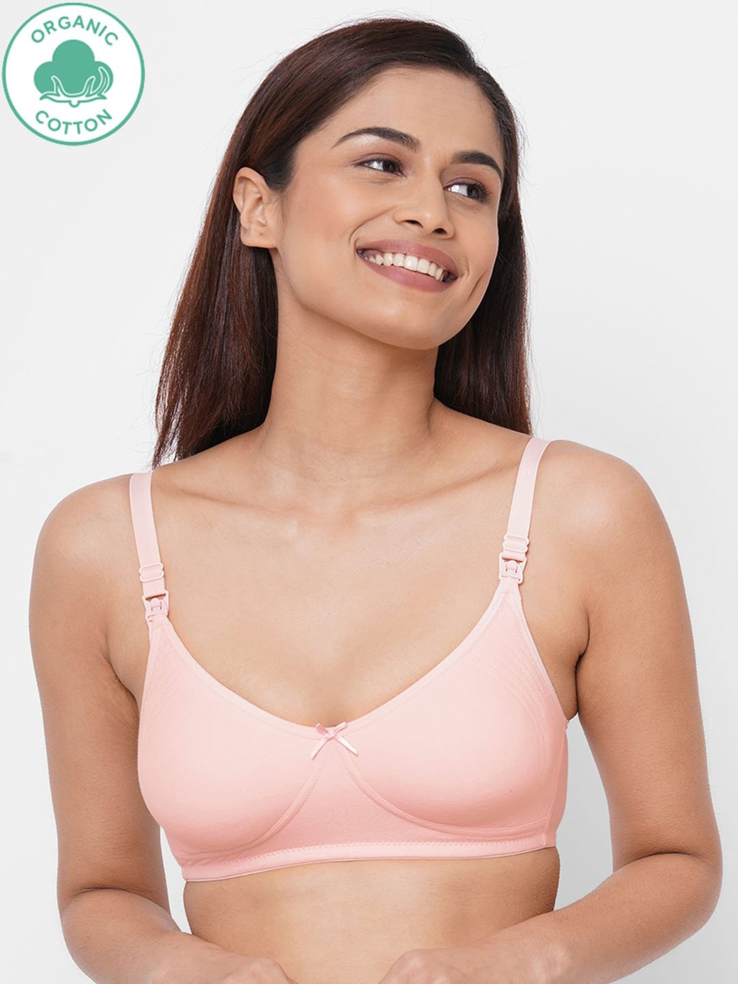 Inner Sense White Non Wired Non Padded Nursing Bra