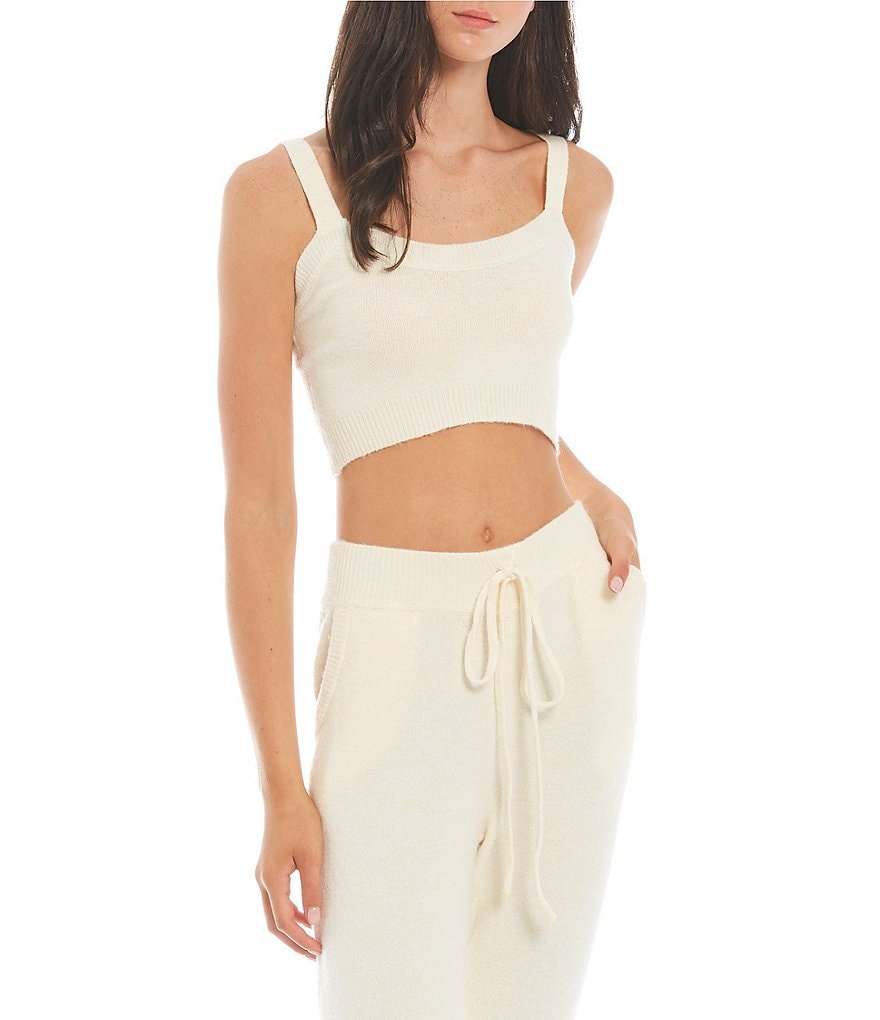 GB Coordinating Sweater Tank Crop Top