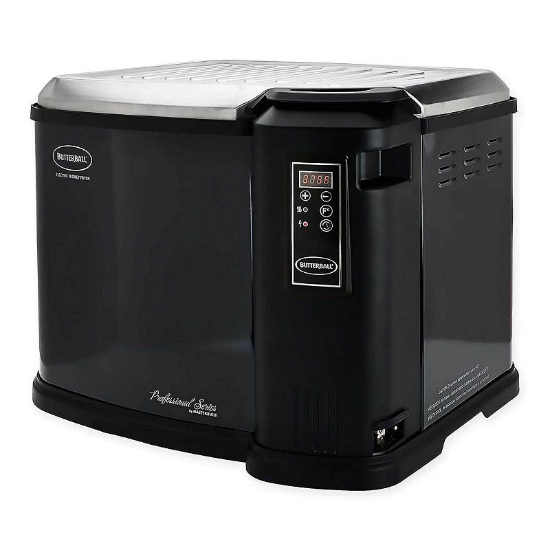 Masterbuilt Butterball XXL Digital Electric Indoor 22 Pound Turkey Fryer, Black