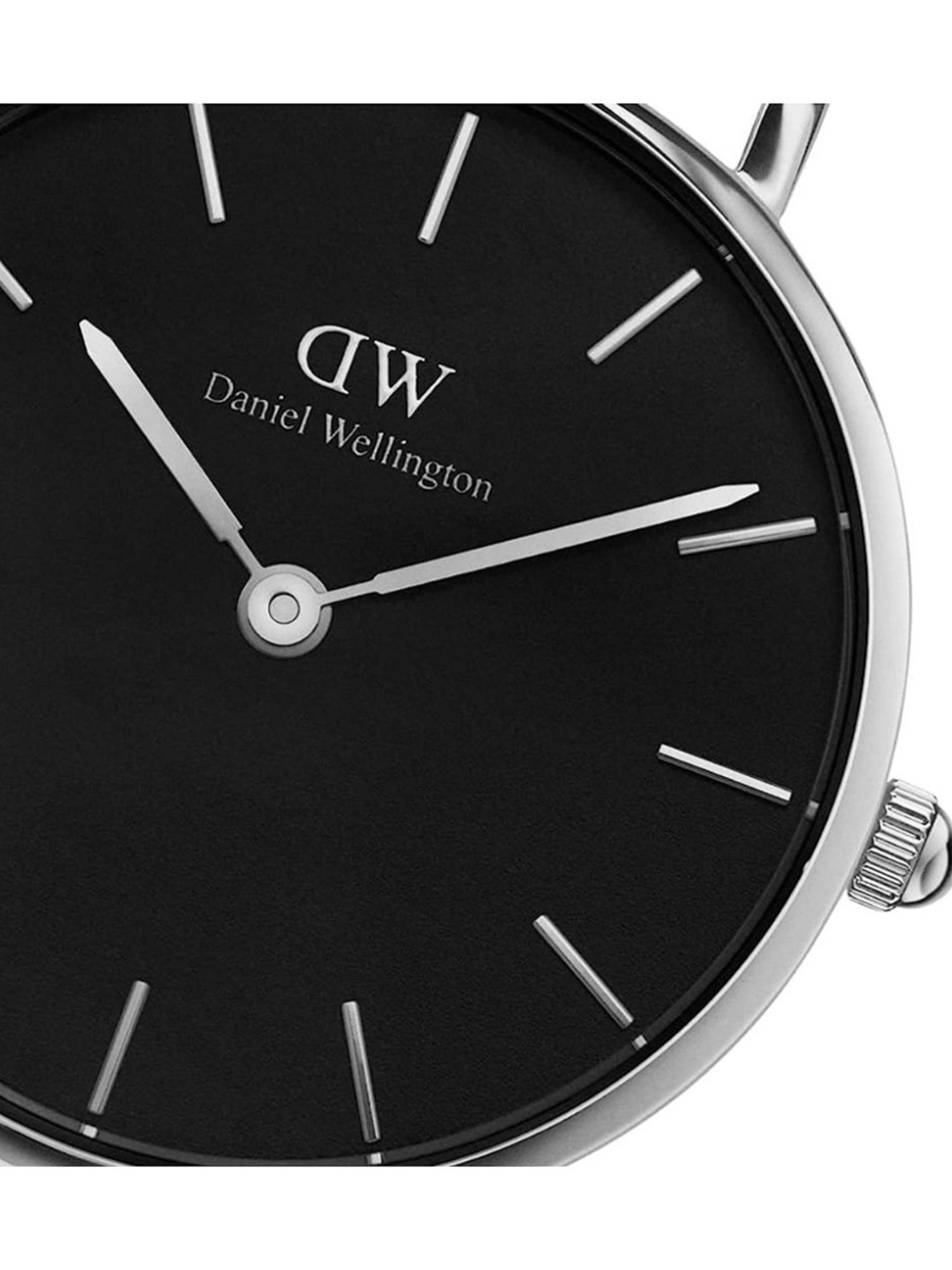 Daniel Wellington Petite Women Black Round Dial Analog Watch - DW00100246K