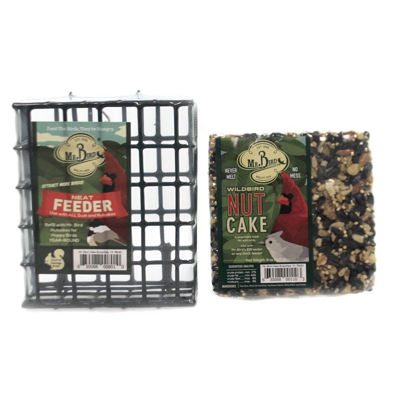 Home & Garden 5.0" Small Cakes Variety & Cage S/5 Bird Foos Hold No Mess No Melt Mr Bird  -  Bird And Wildlife Food