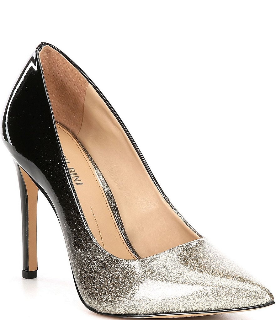 Gianni Bini IvyyaTwo Tone Ombre Patent Pointy-Toe Pumps
