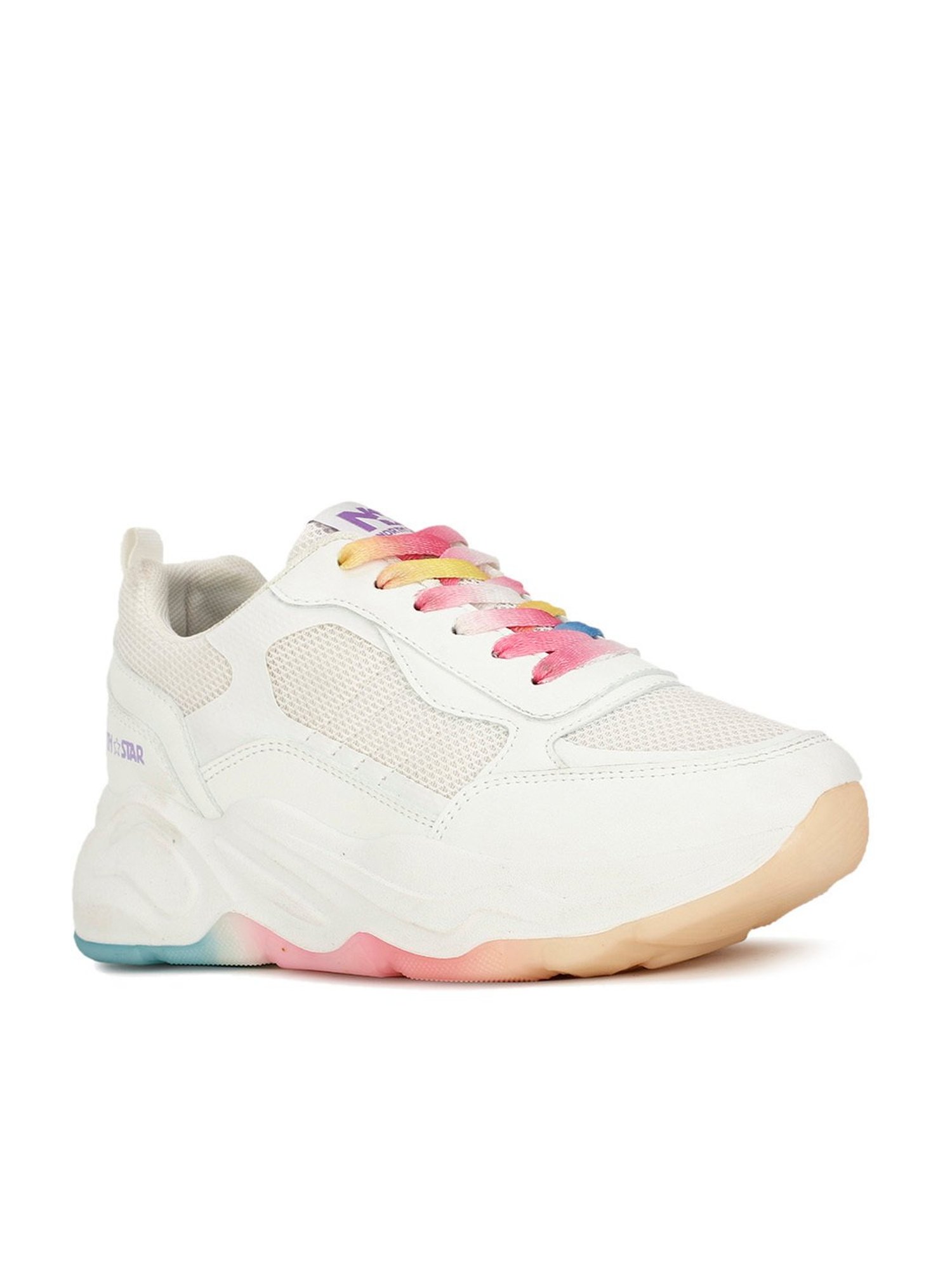 North Star by Bata Women's White Sneakers