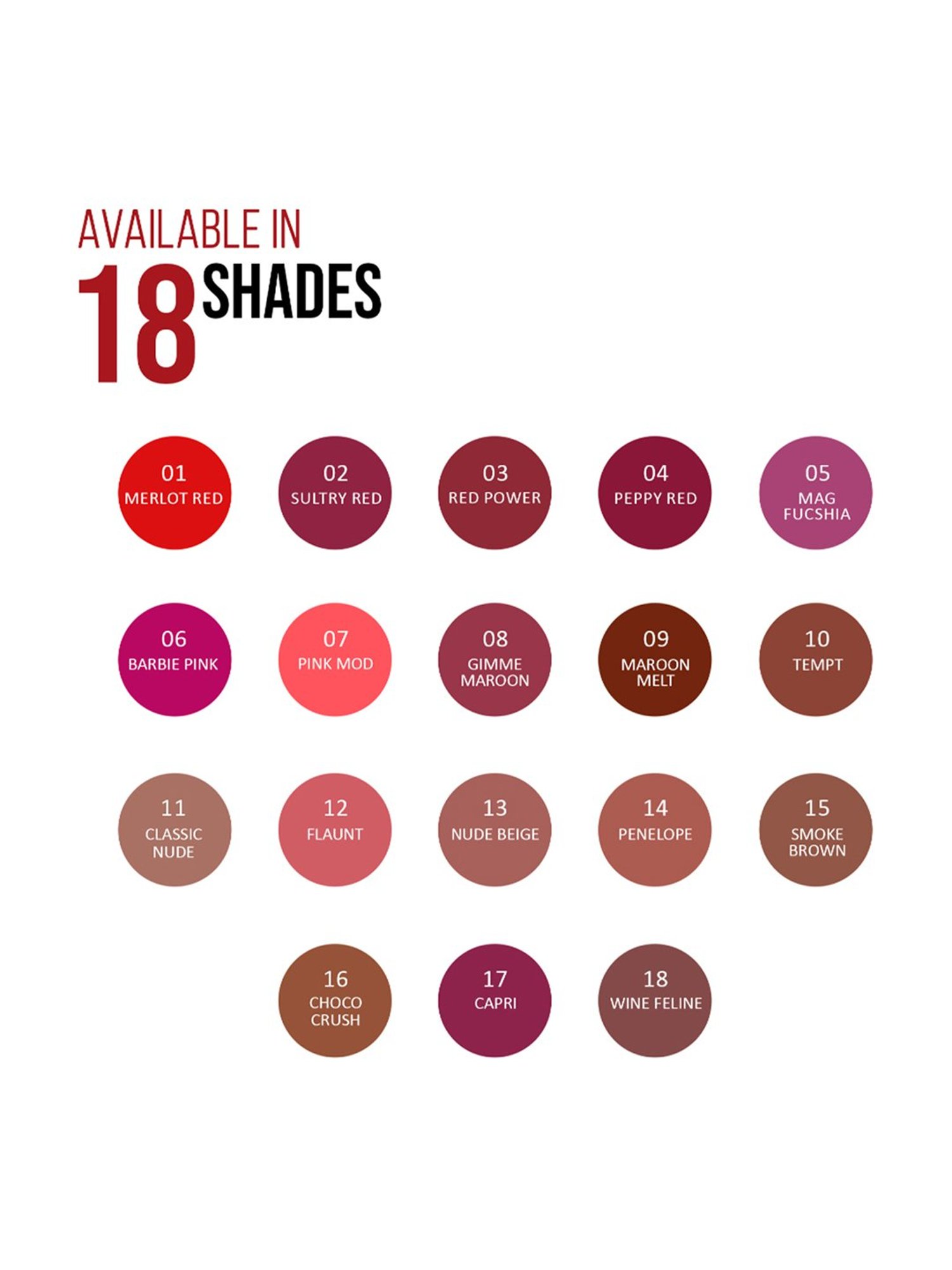 Glam21 Super Matte Color Stick with Sharpener 10 Tempt - 3.5 gm