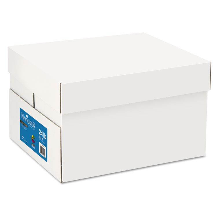 Navigator Platinum Paper 99 Brightness 24lb 12 x 18 White 2500/Carton NPL1824