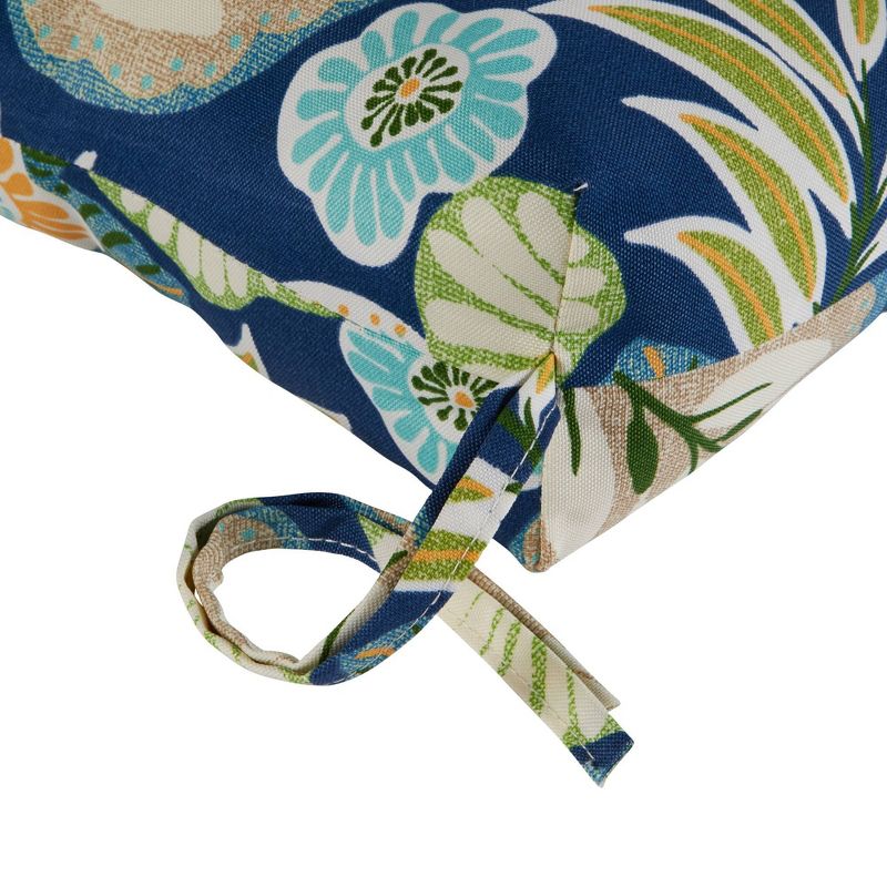 Marlow Floral Outdoor High Back Chair Cushion - Kensington Garden
