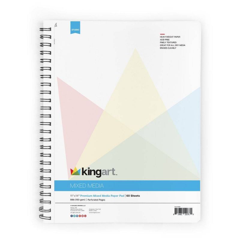 Kingart 77ct Paint Sketch Draw w/Pad Set