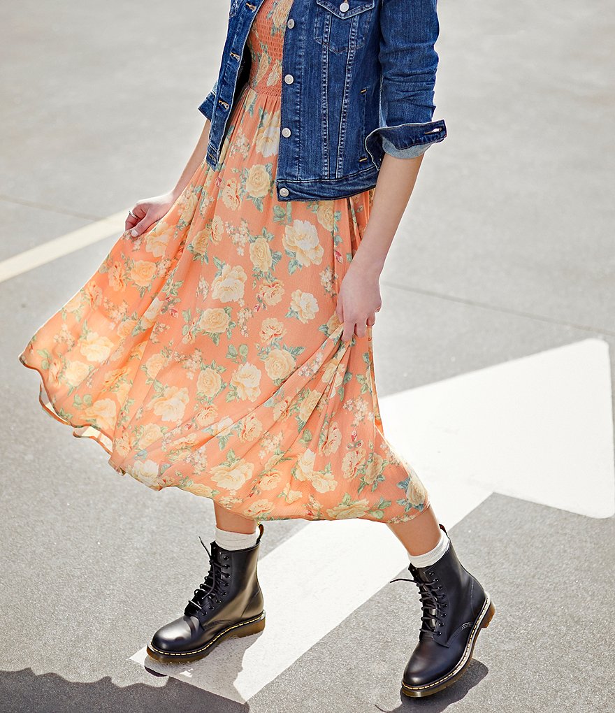 Dr. Martens Women's 1460 Smooth Leather Combat Boots