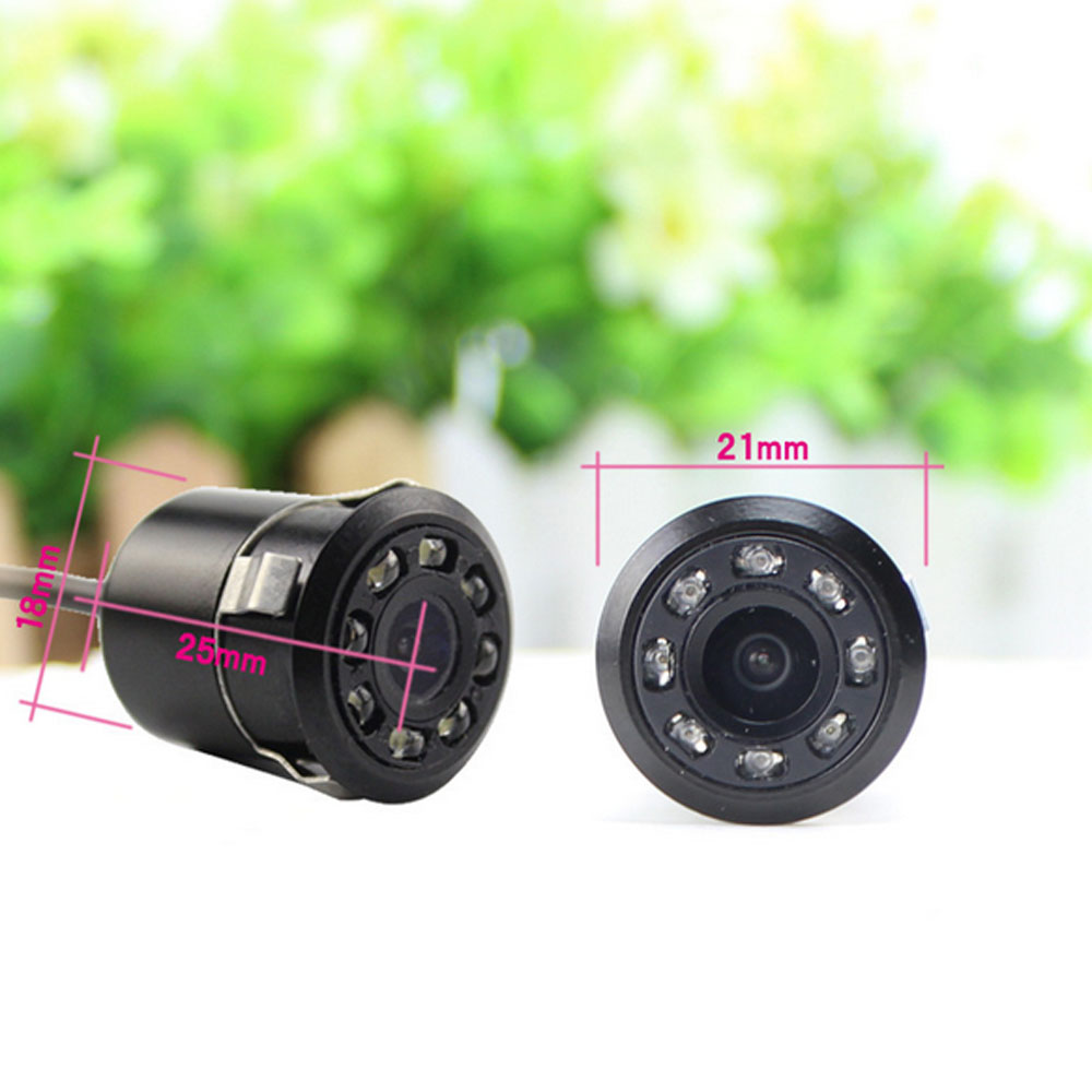 Univasal 170-degree Water Resistant CMOS Car Rearview HD Camera for in carMonitor- IR Night Vision