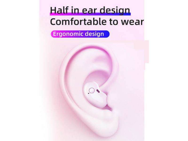 True Wireless Earbuds, Hadisala Bluetooth 5.0 Headset With 30H Playback Time Touch Control, IPX6 Waterproof Bluetooth TWS Stereo Headset with Built-in HD Microphone, Suitable for Fitness, Leisure