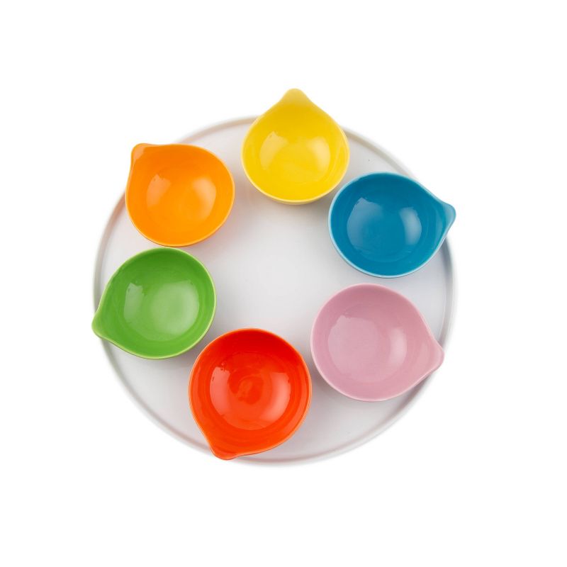 Gibson Elite 2 Piece Gracious Dining Ceramic Bowl Set With Acacia Wood Tray