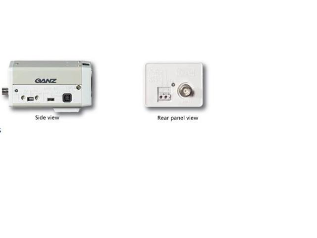 Computar Ganz High Quality CCTV Color Box Camera YCH-04 KIT 2 1/3" 540 TVL Color Digital Day/Night Camera with 2.8-12mm Auto-iris Varifocal Lens & 4" Mounting Bracket (Black)