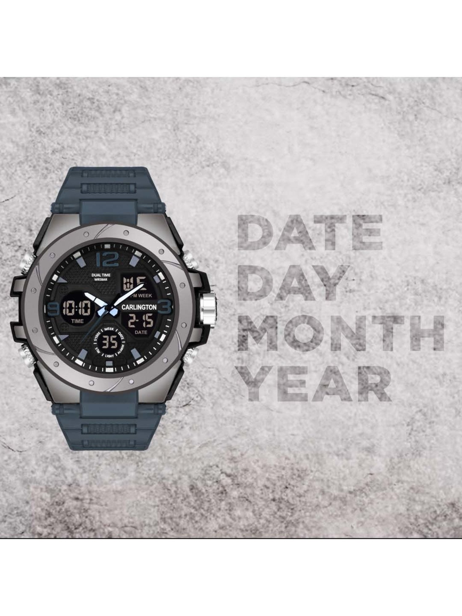 CARLINGTON Endurance 9105 Analog-Digital Watch for Men