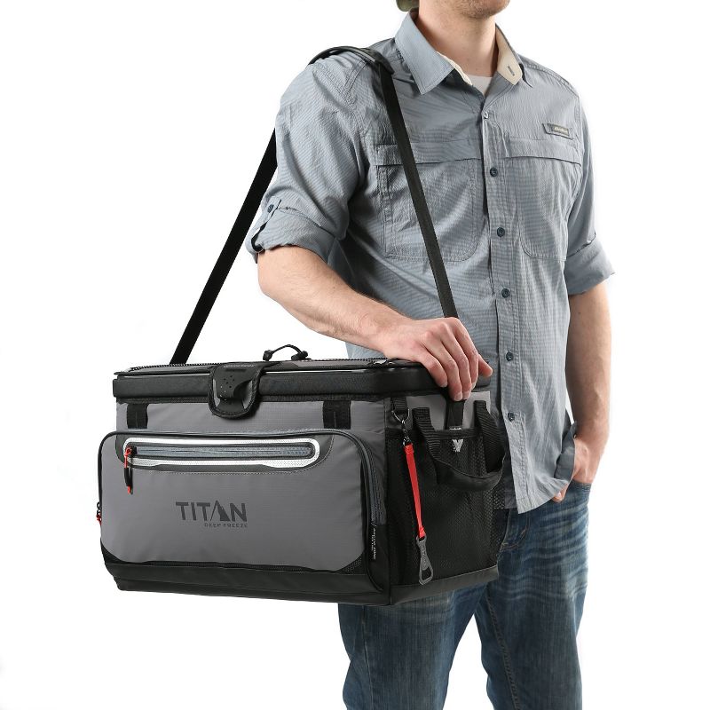 California Innovations Titan Deep Freeze 30qt Zipperless HardBody Cooler - Gray