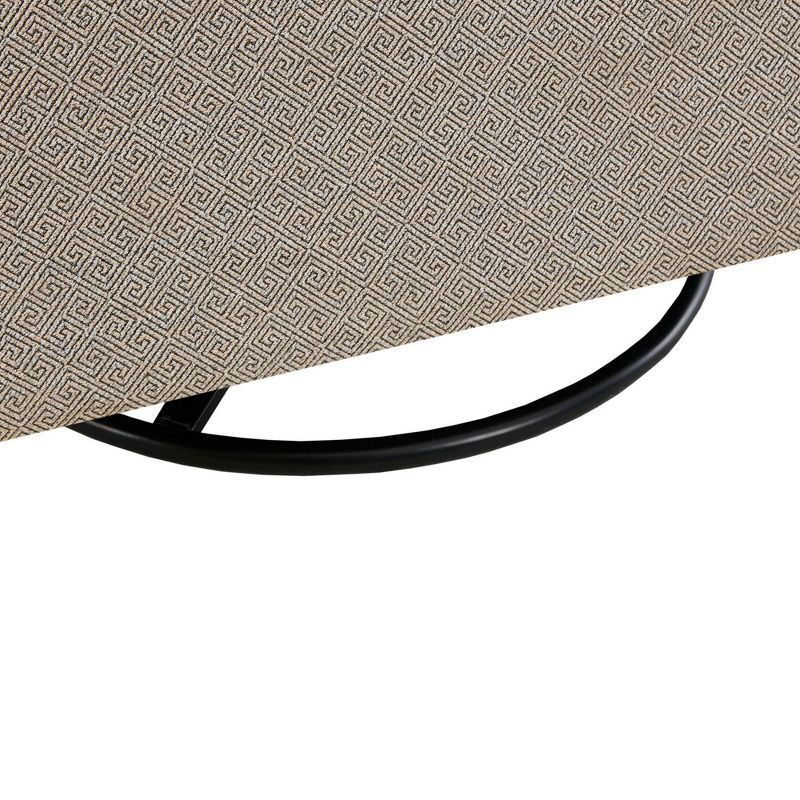 Wooden Rocking Chair Brown - Benzara