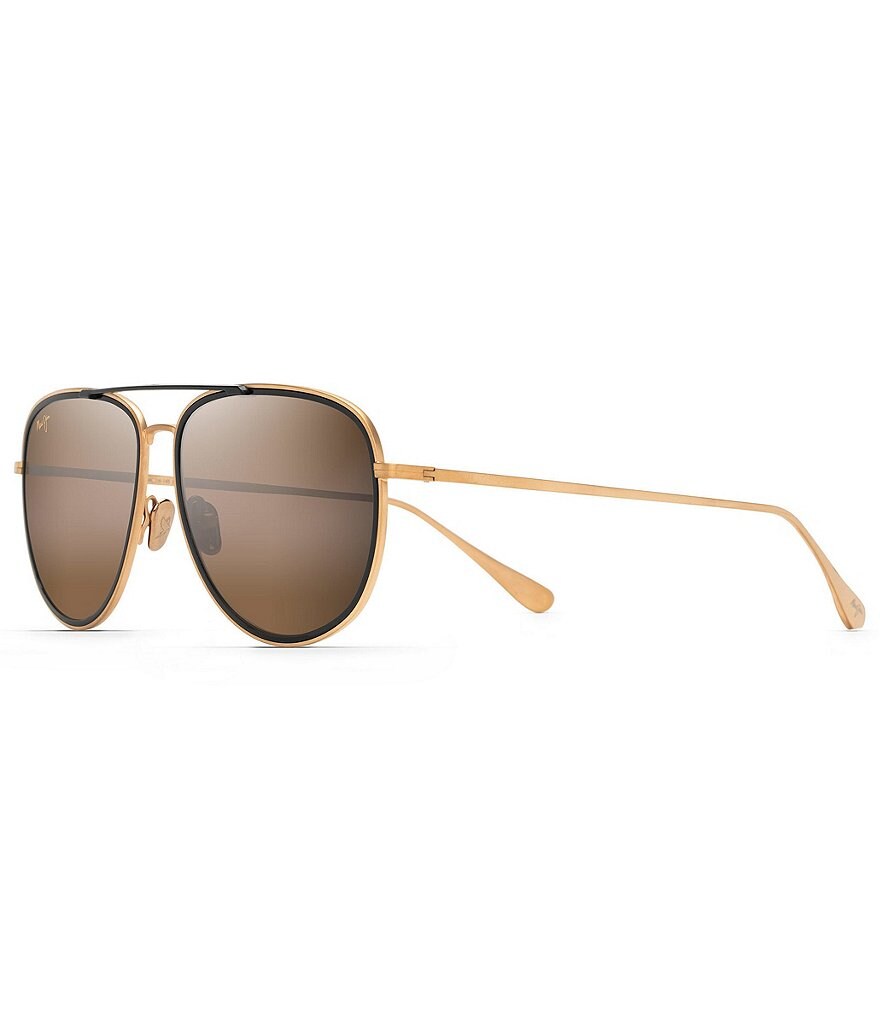 Maui Jim Fair Winds PolarizedPlus2&reg; 58mm Aviator Sunglasses