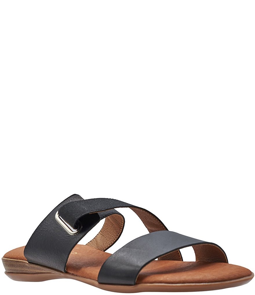 Andre Assous Alima Featherweights&trade; Leather Elastic Slide Sandals