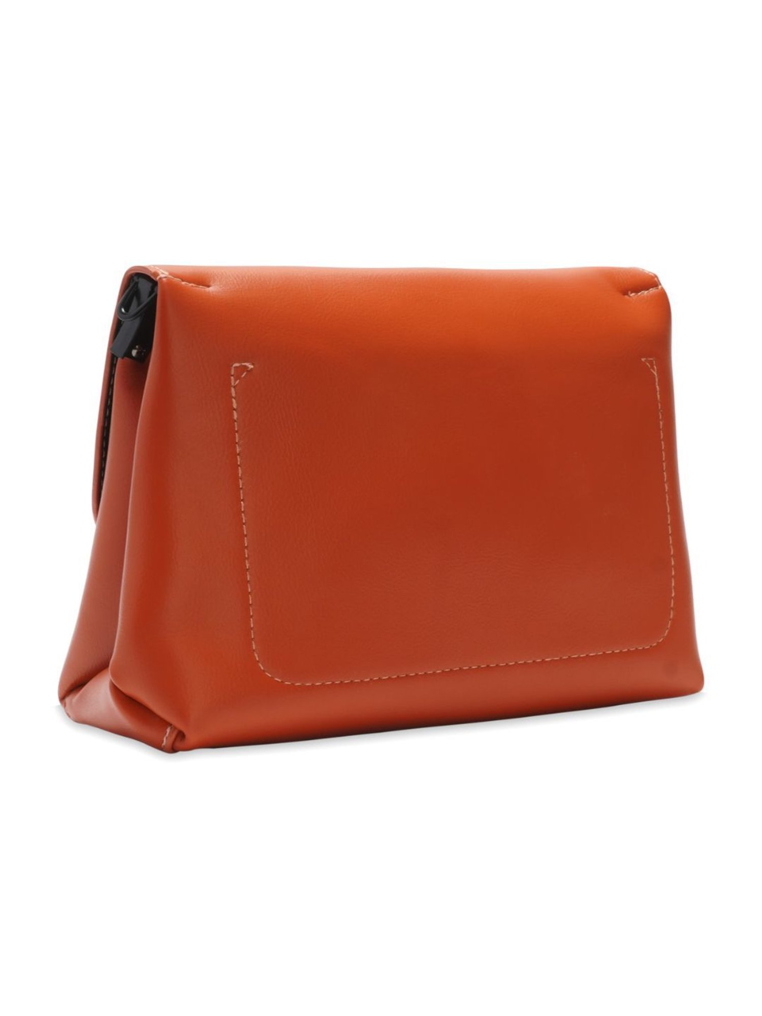 Luvoksi Tan Solid Medium Cross Body Bag