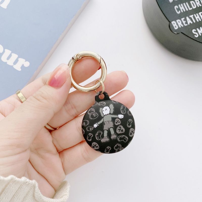 [7 PCS] Silicone Protective Case for AirTags, Tracker Lightweight Soft Protective Skin Cover Accessories with Key Chain Anti-Loss Design Compatible with Apple AirTags 2021