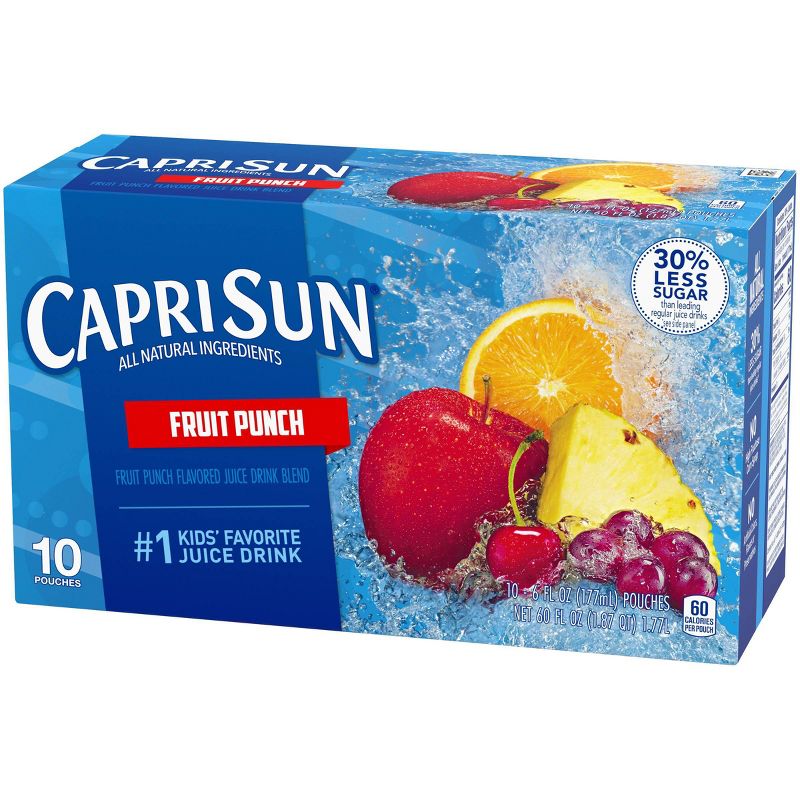 Capri Sun Fruit Punch - 60fl oz/10pk
