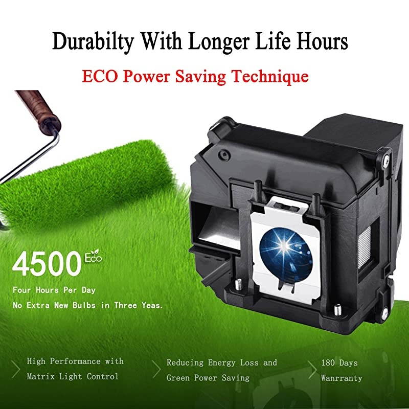 Projector Lamp Bulb for Elplp60v13h010l60 Epson PowerLite 420 425W 905 92 93 95 96W 1835 430 435W 915W D6150 v13h010l61Elplp61 Replacement Projector Lamp Bulb