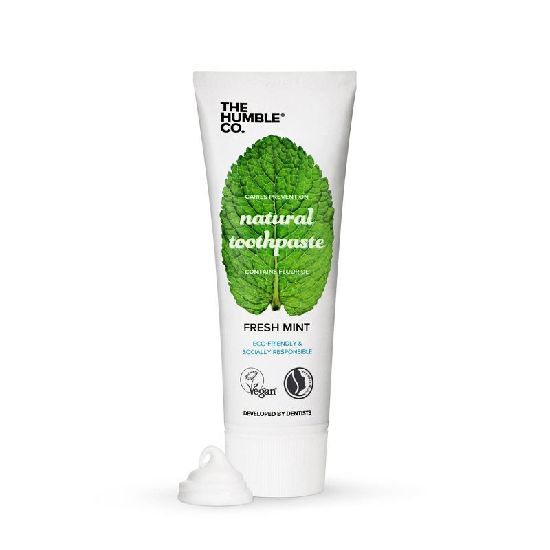 The Humble Co. Fresh mint Toothpaste - Trial Size - 3.4oz