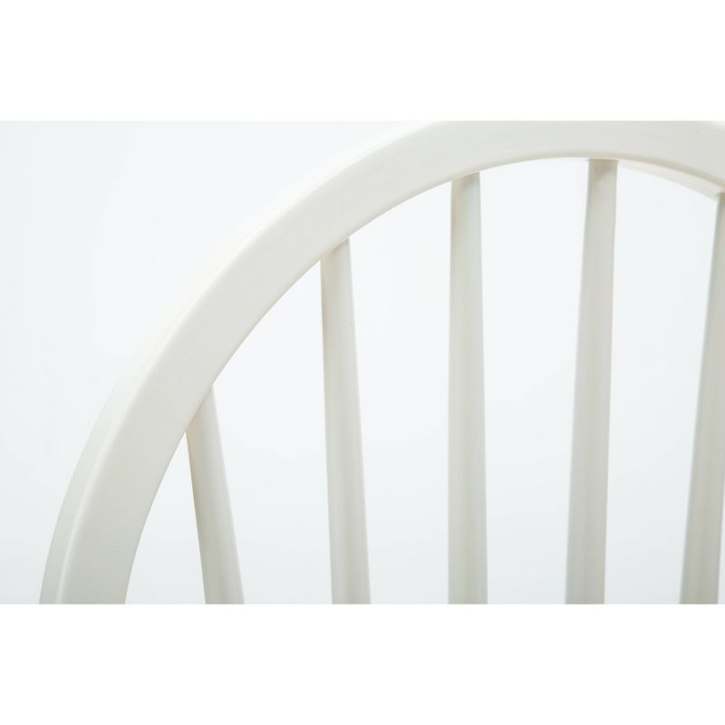 Set of 2 Windsor Dining Chair Wood/White/Natural - Boraam