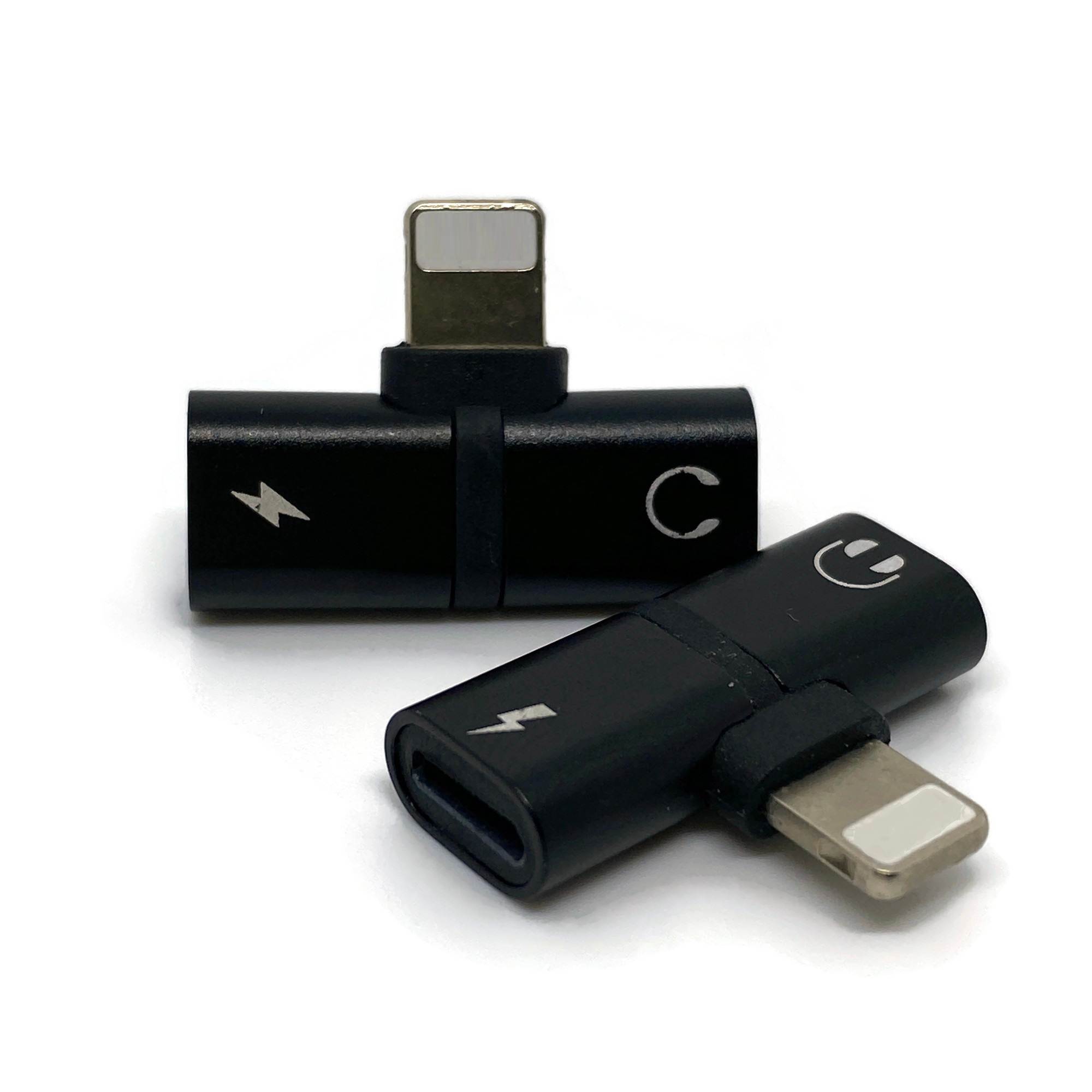 Music and Charge for iPhone Charger Cable Headphone 2 in 1 Dual Adapter Splitter