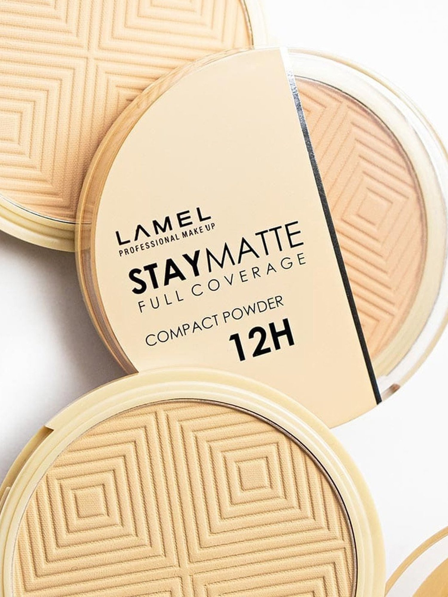 Lamel Stay Matte Compact Powder 402 Cold Ivory - 12 gm