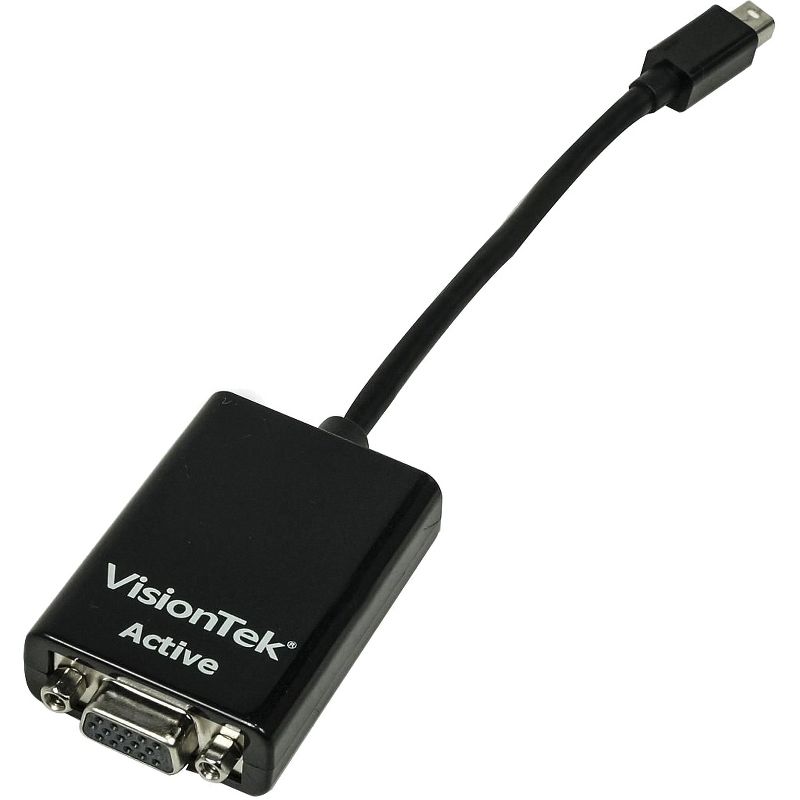 VisionTek Mini DisplayPort to VGA Adapter (M/F) - DisplayPort/VGA for Video Device, Monitor, TV, Projector