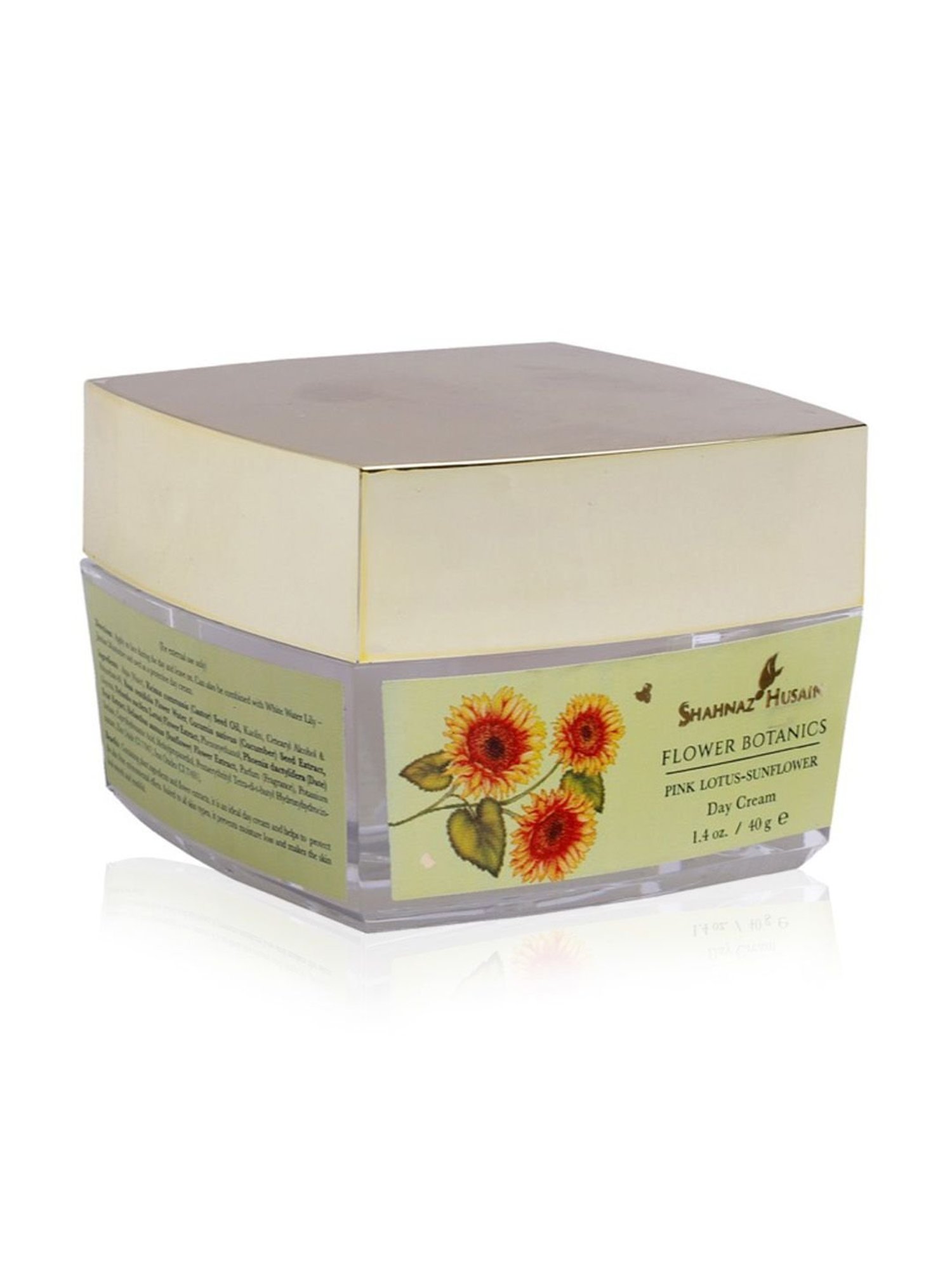 Shahnaz Husain Flower Botanics Pink Lotus Sunflower Day Cream - 40 gm