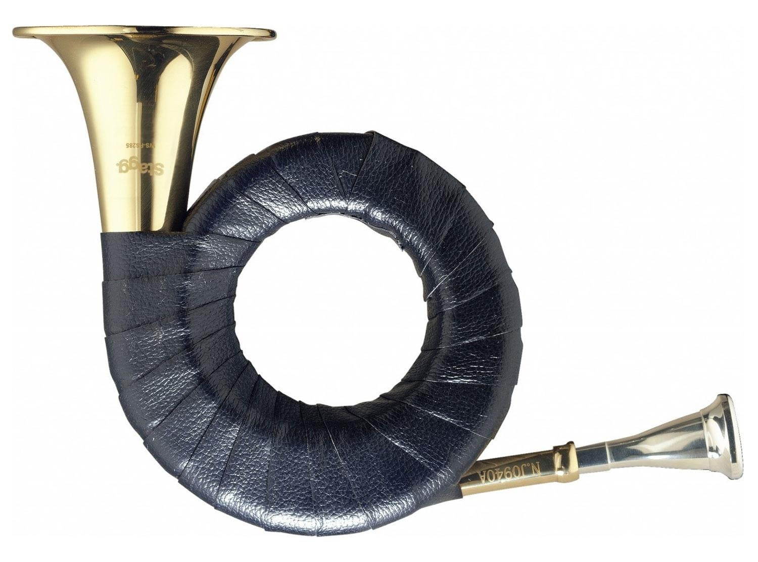 Stagg FS285S Mini Bb Hunting Horn with Bag Lacquer