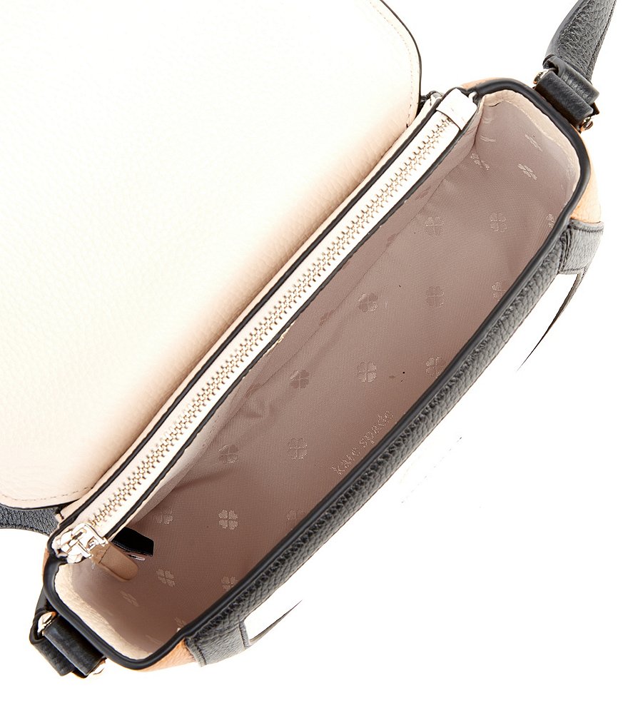 kate spade new york Knott Colorblock Medium Saddle Crossbody Bag
