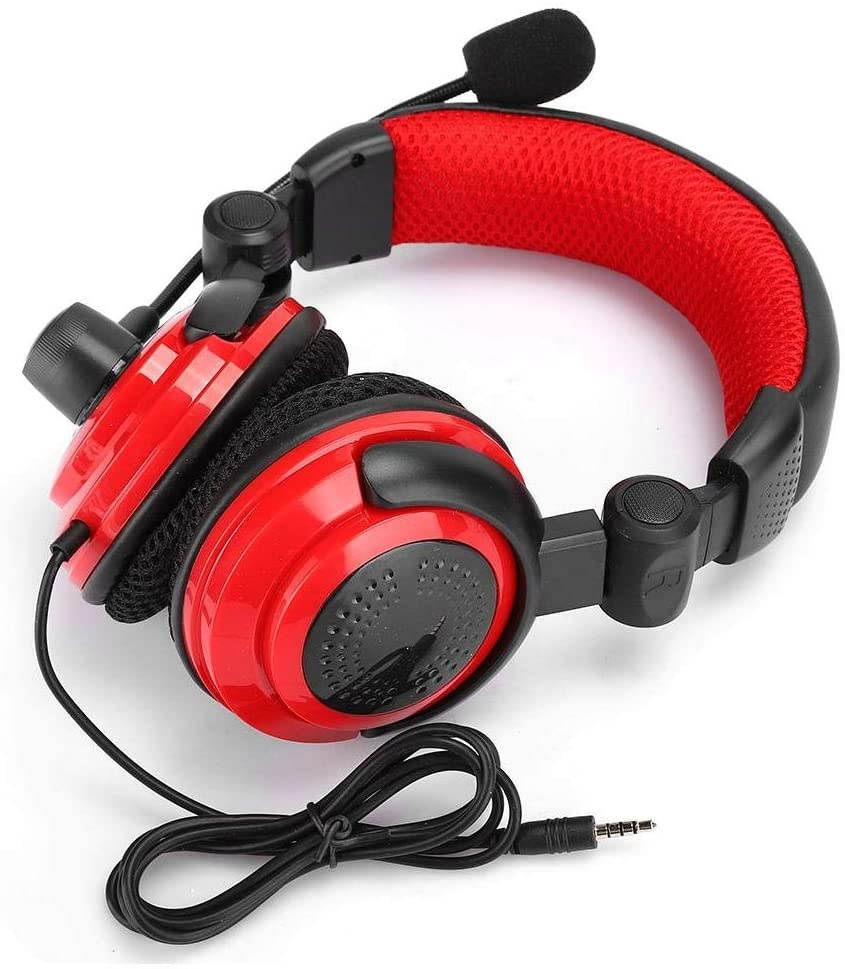 M ugast Wired Gaming Headset, 3.5mm HiFi Stereo Bass Headphone Earphone with Adjustable Headband for PS4 Tablet Laptop Notebook