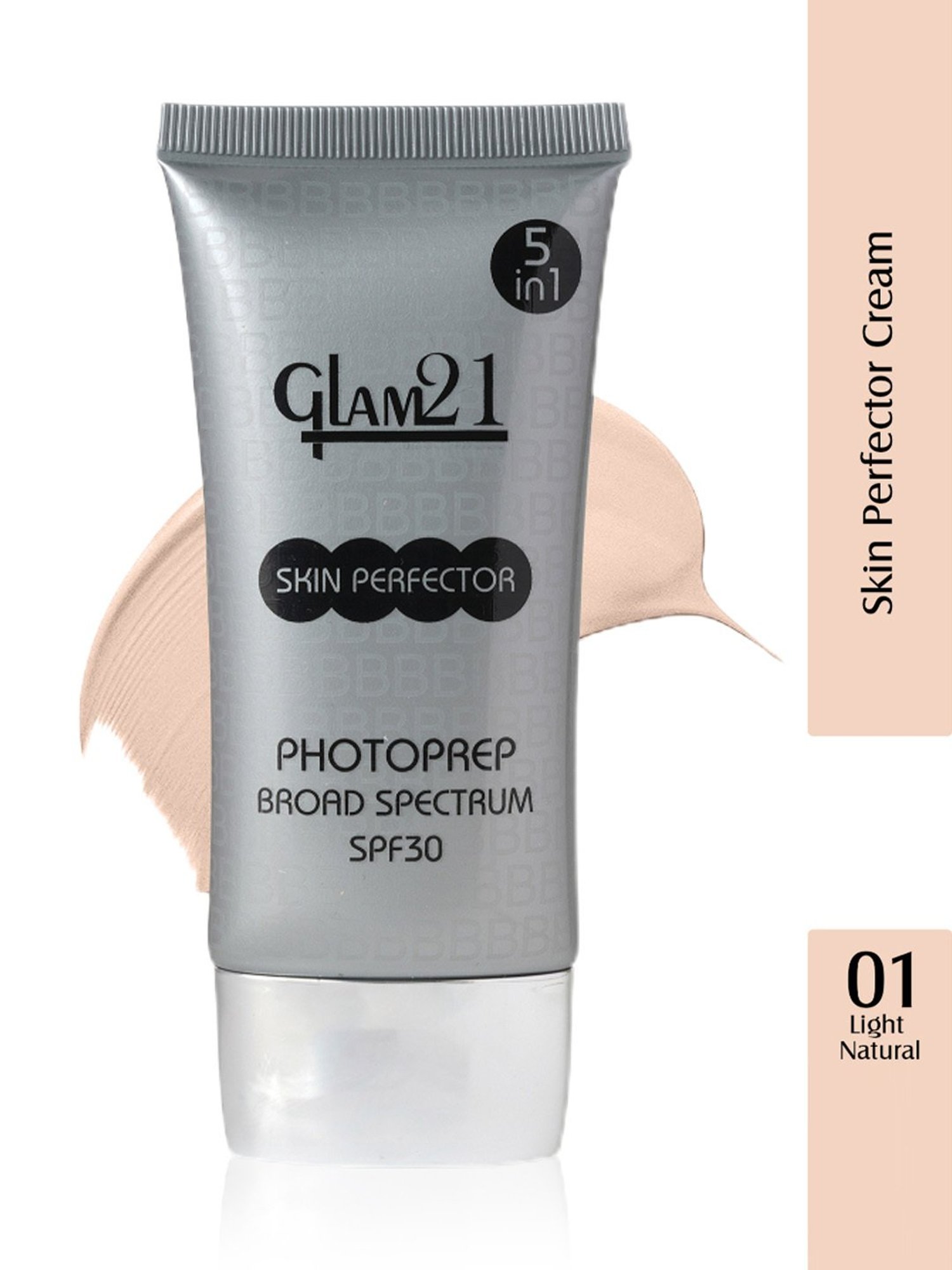 Glam21 Skin Perfector Photoprep Broad Spectrum Cream SPF 30 01 Light Natural - 50 gm
