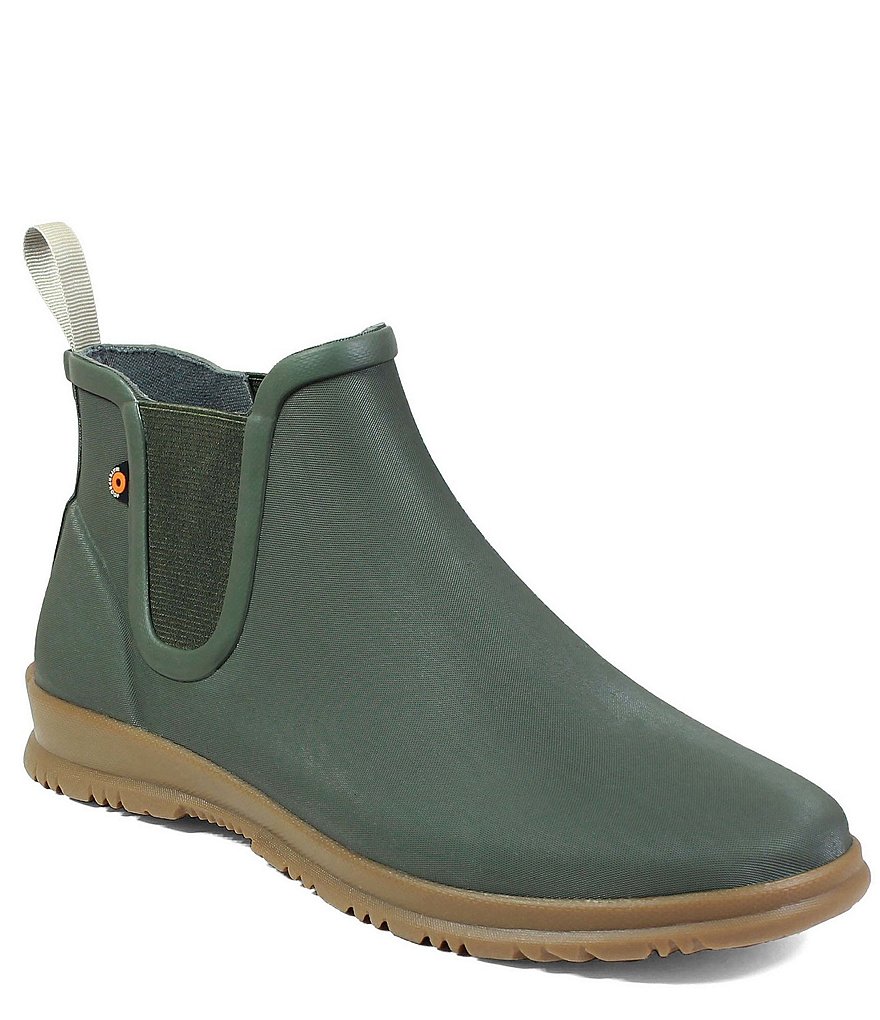 BOGS Women's Sweet Pea Waterproof Chelsea Ankle Rain Booties