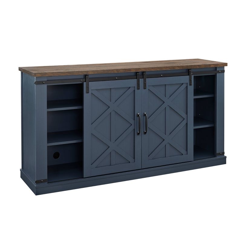 58" TV Stand for TVs up to 65" Navy - Home Essentials
