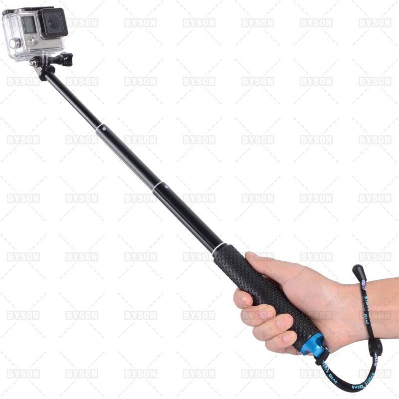 Ackmioxy Selfie Stick, 19&rdquo; Waterproof Hand Grip Adjustable Extension Monopod Pole Compatible with GoPro Hero(2018) Hero 9 8 7 6 5 4 3+ 3 2 1 Session, EKEN, AKASO, Xiaomi Yi, SJCAM SJ4000 SJ5000 SJ6000