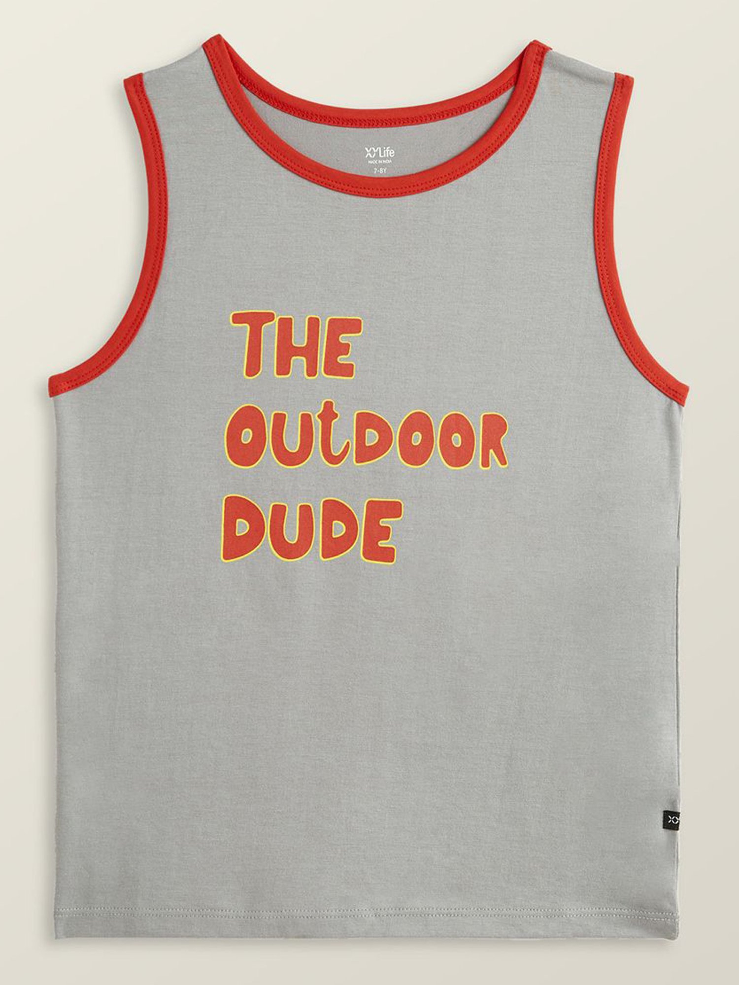 XY Life Kids Multicolor Cotton Relaxed Fit Vests (Pack of 5)