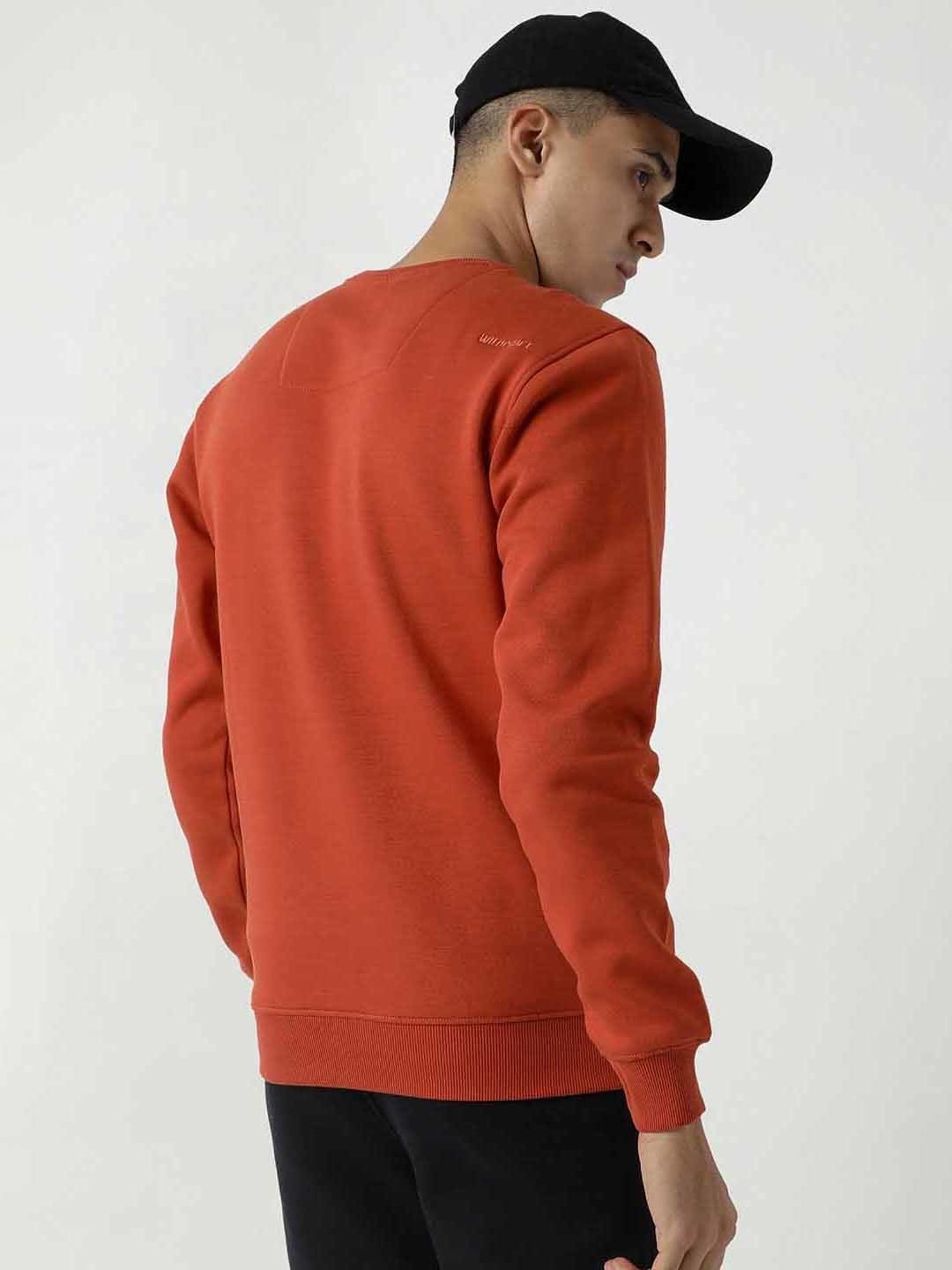 Wildcraft Rust Regular Fit Sweatshirt
