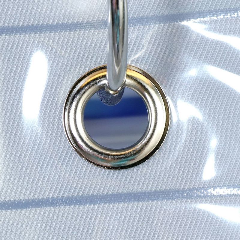 Floor to Ceiling Shower Curtain Liner with Microban Clear - Slipx Solutions