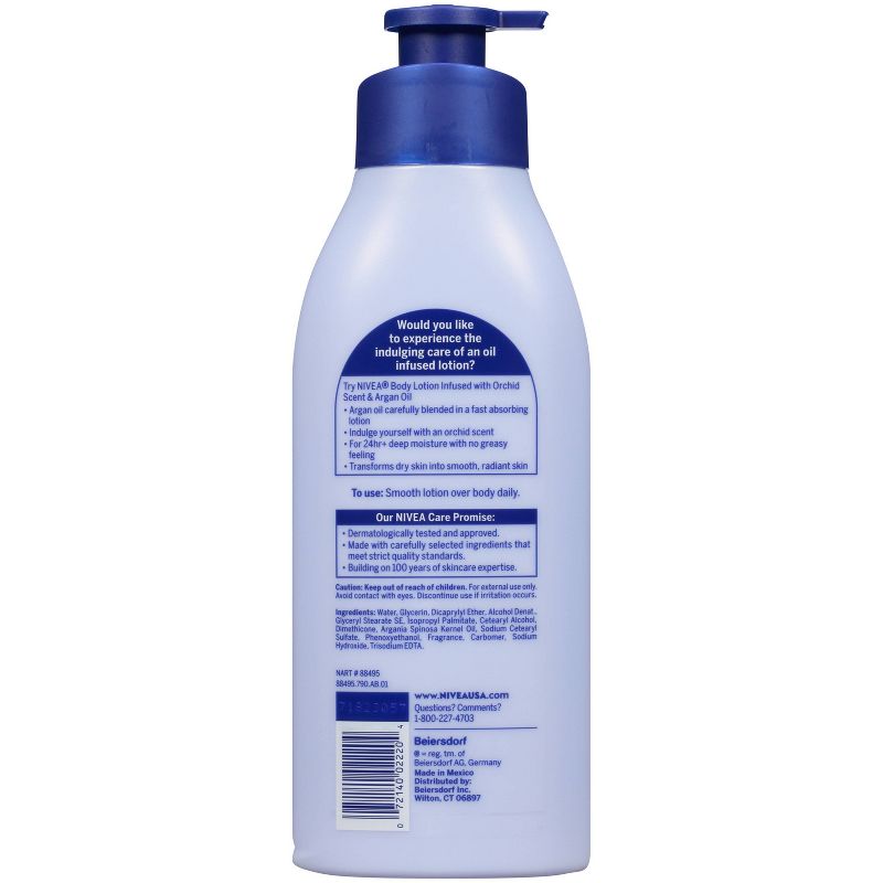 NIVEA Orchid and Argan Oil Infused Body Lotion - 16.9 fl oz