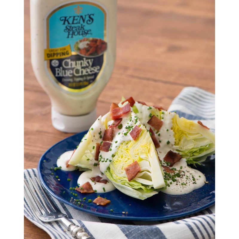 Ken's Steak House Chunky Blue Cheese Salad Dressing - 24fl oz