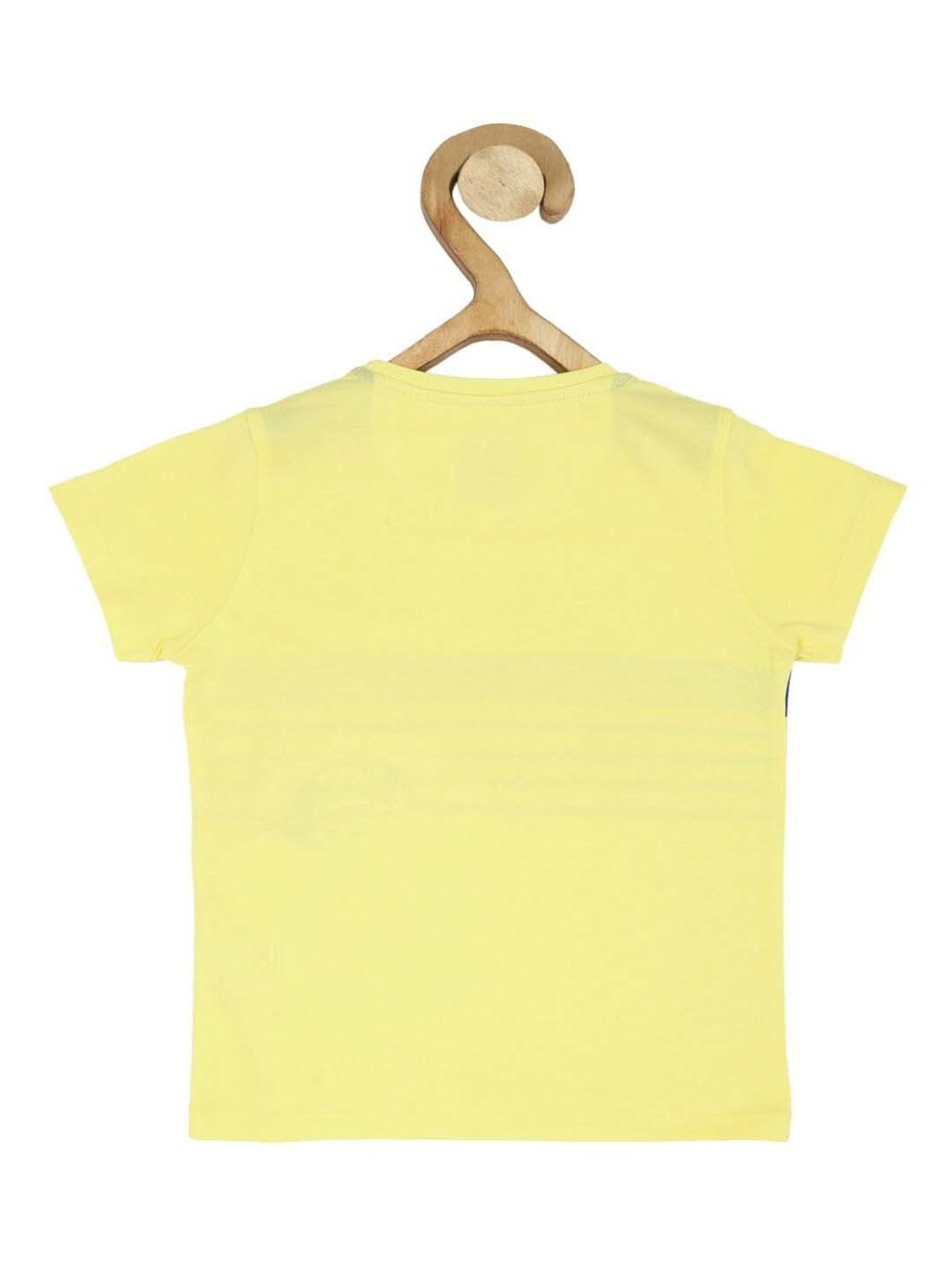 MINIKLUB Boys Blue Printed Full Sleeves T-Shirt