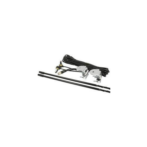 ROADPRO R RPPS-23KB 3FT DUAL ANTENNA KIT  BLACK