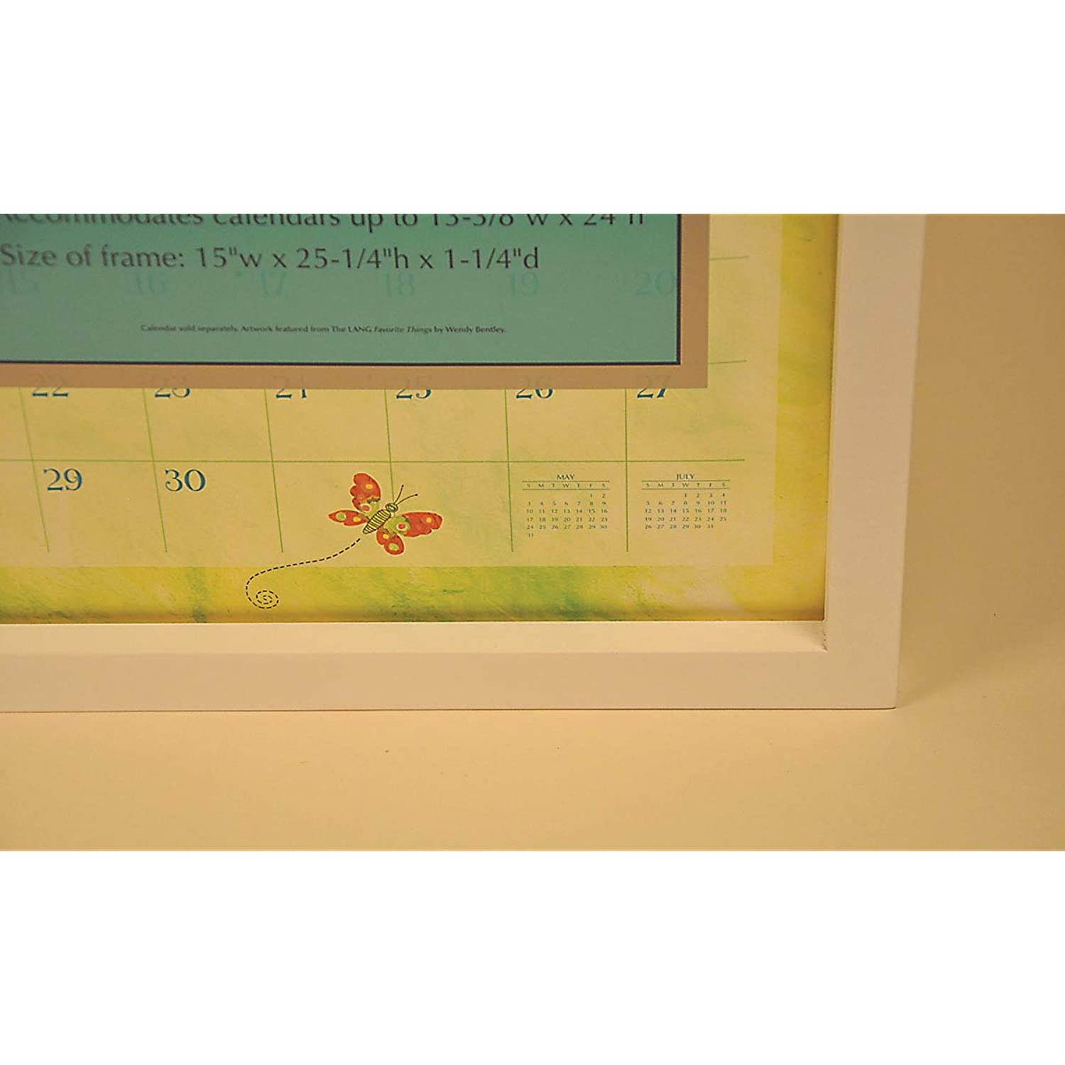 Lang Perfect Timing - Contemporary Black Calendar Frame,