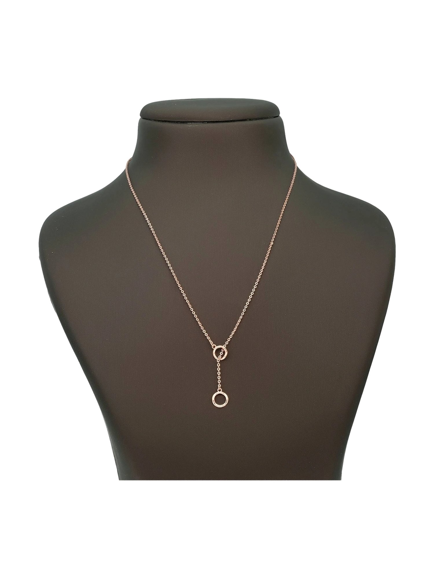 CKC Repouss&iquest; Work Rudraksha Gold Extender Neck Chain: Spiritual Elegance