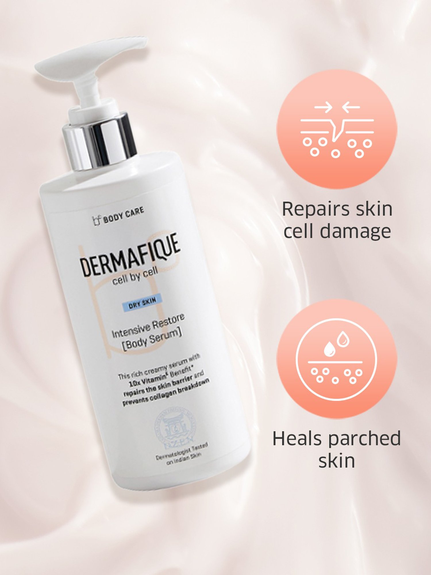 Dermafique Intensive Restore Body Serum - 300 ml